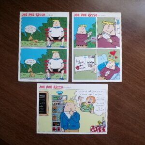 1995 Joe Poe Rizzo - Just Your Average Joe Comic Strip Postcards